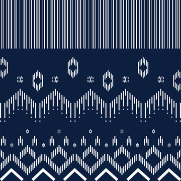 Geometric ethnic pattern oriental design template