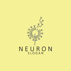 Neuron vector logo design