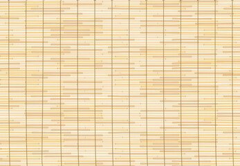 Close Up Of Bamboo Mat handmade On White background illustration vector