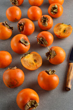 Caucasian fruit persimmon