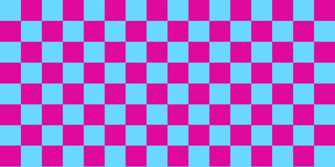 Checkered pattern background pink and blue. Geometric ethnic pattern seamless. seamless pattern. Design for fabric, curtain, background, carpet, wallpaper, clothing, wrapping, Batik, fabric,Vector ill