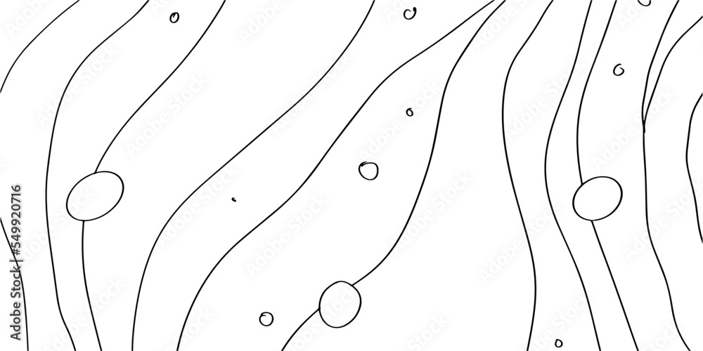 Aufkleber abstract line art pattern illustration for background design. flow outline geometric in panoramic co