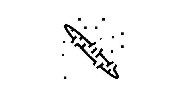 hypertrophic scar line icon animation