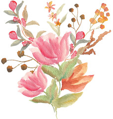 floral bouquet watercolor	