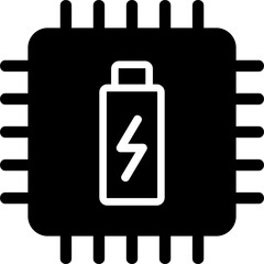 battery cpu processor icon