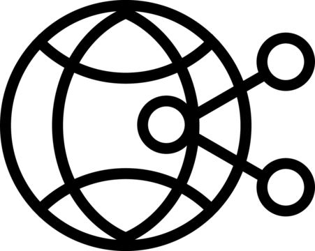 globe network icon