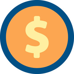 dollar money icon