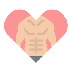 love fitness workout excercise icon