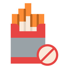 no smoking diet unhealthy smoke icon