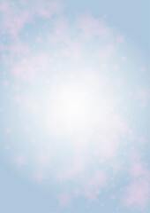 Vector Magical Glowing Background with Silver and Purple Falling Stars on Grey. Sparkle Star Sky Cover and Card Design. Glittery Confetti Frame. Christmas and New Year Poster. Cosmic Bokeh Light.