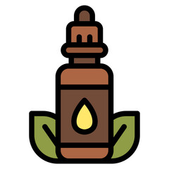 essential oil massage relax icon