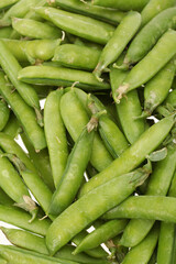 green beans on a market