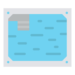 Obraz premium swimming pool spa massage pool icon