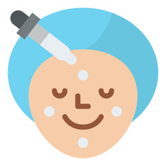 treatment beauty facial care spa icon