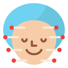 acupuncture spa face treatment icon