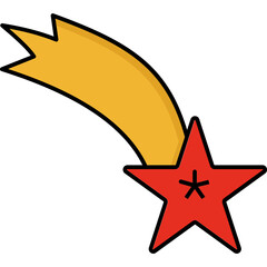 Shooting star which can easily modify or edit

