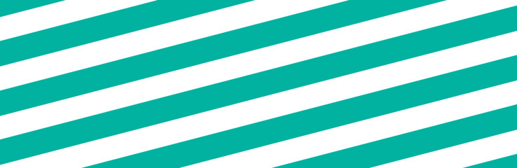 Turquoise diagonal stripes on white background. Straight lines pattern for backdrop and wallpaper template. Realistic lines with repeat stripes texture. Simple geometric background, vector