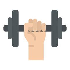 weightlifting sport activity competition icon