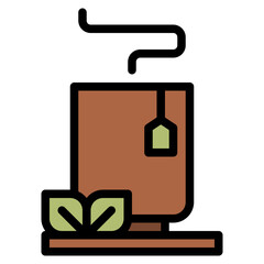 tea time tea hot drink activity icon