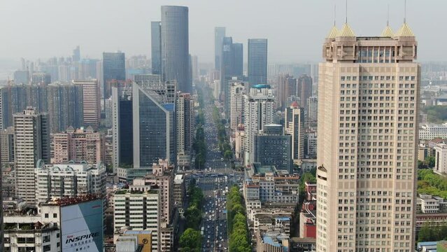 Aerial photography of Changsha City