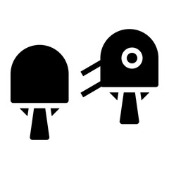 play table tennis sport excercise activity icon