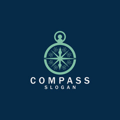 symbol compas logo design vector