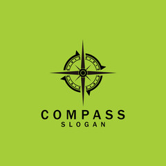 symbol compas logo design vector