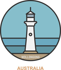 Wollongong. Sities and towns in Australia