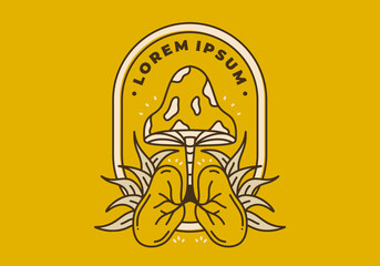 Vintage art illustration of the Lungs and mold