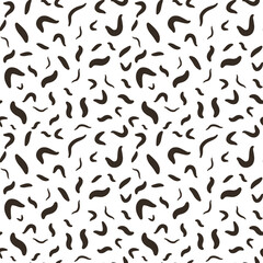 Intestinal Worms Helminths vector concept Seamless Pattern