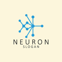 Neuron vector logo design