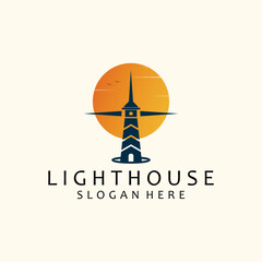Ligh House Symbol. Icon Vector