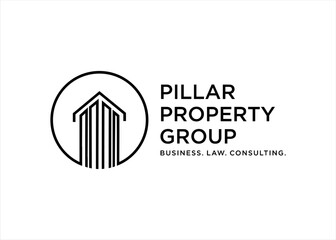 pillar logo design