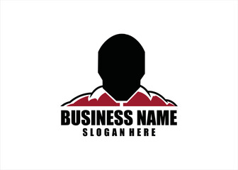 human people logo mysterious face