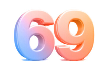 3d gradient number 69
