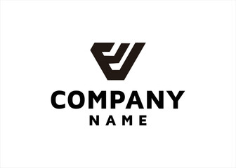 w e logo design template