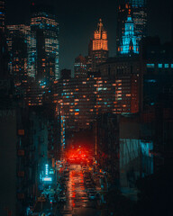 Photos de nuit à New York