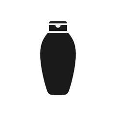 Shampoo icon silhouette .design template vector illustration