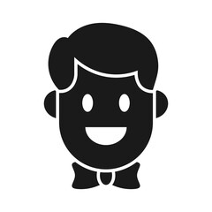 Groom icon silhouette .design template vector illustration