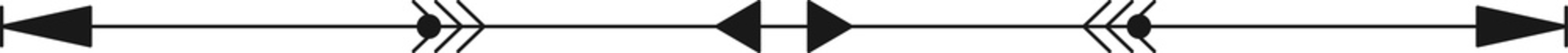 Isolated divider element in arrow shape. This is a decoration for page, document, project and etc.