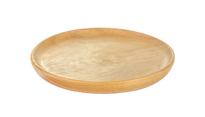 wooden  plate on transparent png