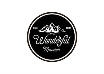 mountain logo design