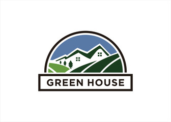 green house logo design