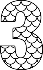 Fish Scale Pattern Number 3