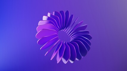 violet flower background wallpaper 3d illustration design