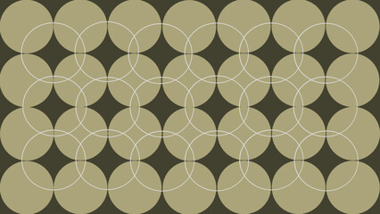 beige seamless pattern with circles