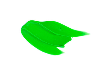 Green Plasticine Smear Isolated, Smeared Modeling Clay Texture, Creativity Modelling Material, Clay Dough