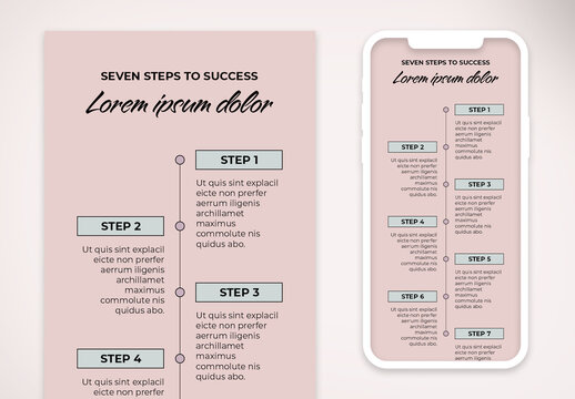 Timeline Infographic of Steps to Perform Self Challenge