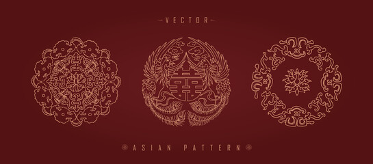 Chinese traditional decorative pattern
