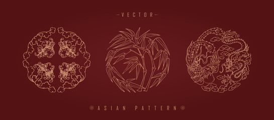 Chinese traditional decorative pattern